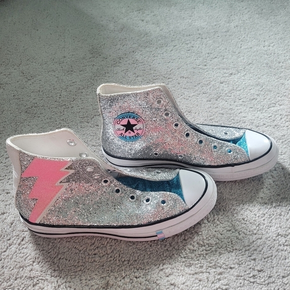 Converse Shoes - Converse Chuck 70 Hi Pride Shimmering High Top Sneakers - Size 8 Women/Men 6